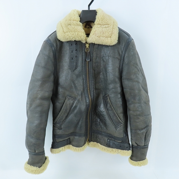 実際に弊社で買取させて頂いた【難有り】Schott/ショット TYPE B-3 フライトジャケット/ムートンジャケット AC-18606/32