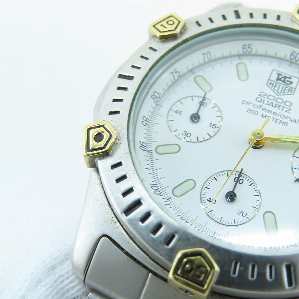 実際に弊社で買取させて頂いたTAG HEUER/タグホイヤー 2000シリーズ 腕時計 S87006E/999.213の画像 6枚目