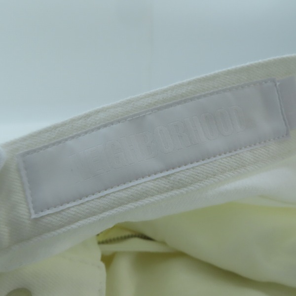 実際に弊社で買取させて頂いたNEIGHBORHOOD/ネイバーフッド DP BASIC PANTS/ベーシックパンツ ホワイト 242AQNH-PTM05/Sの画像 3枚目