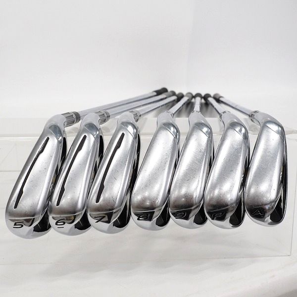 実際に弊社で買取させて頂いたTaylorMade/テーラーメイド M2 アイアン #5~9,P,Aw 7本セット REAX STEEL 90 FLEX:Sの画像 1枚目