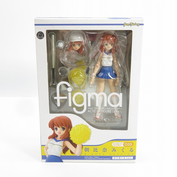 実際に弊社で買取させて頂いた【未開封含む】マックスファクトリー 涼宮ハルヒの憂鬱 figma 朝比奈みくる チアガールver./戦うウェイトレスver. 2点セットの画像 4枚目