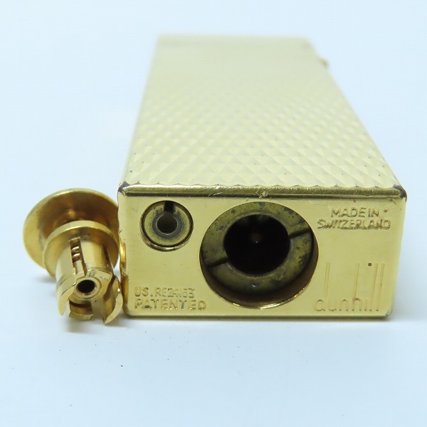 実際に弊社で買取させて頂いたdunhill/ダンヒル サイドローラー ライター ゴールドの画像 4枚目