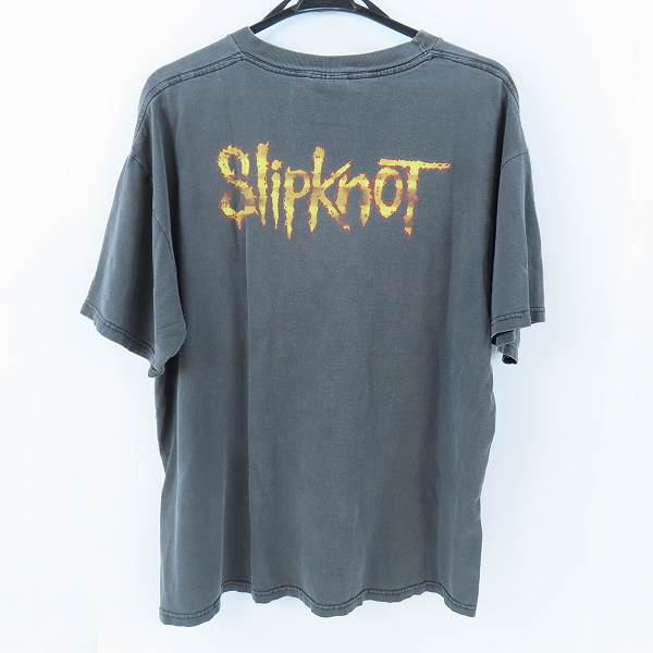 実際に弊社で買取させて頂いたSLIPKNOT/スリップノット 2000 Hanes2枚タグボディ/ヴィンテージ 半袖Tシャツ Lの画像 1枚目