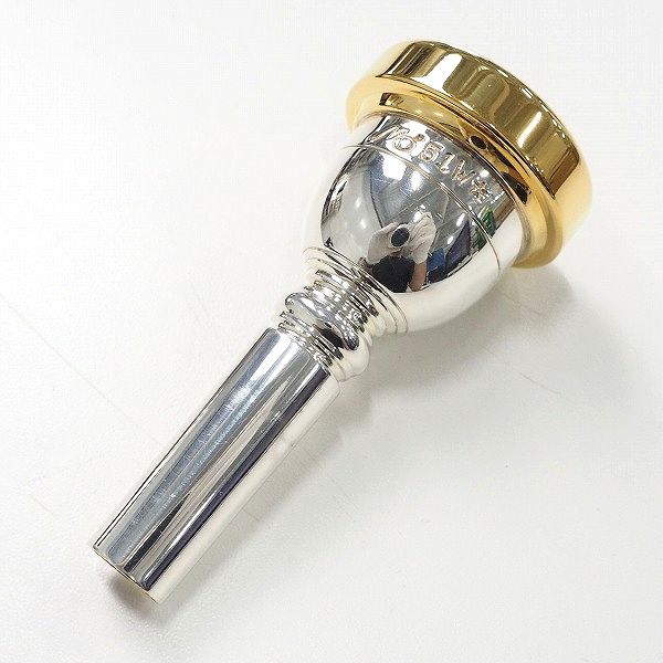 実際に弊社で買取させて頂いたBrass Lab.MOMO/ブラスラボモモ 51W☆ ユーフォニアム用マウスピース IG/リム・インナー金メッキ、ボディ銀メッキ仕上