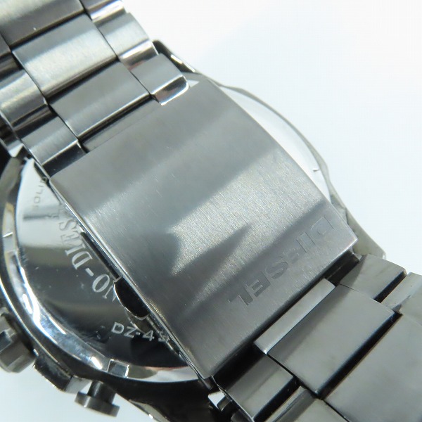 実際に弊社で買取させて頂いたDIESEL/ディーゼル ONLY THE BRAVE クロノグラフ DZ-4329【動作未確認】の画像 6枚目