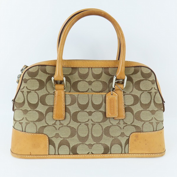 実際に弊社で買取させて頂いたCOACH/コーチ シグネチャー 2WAY ハンドバッグ/ショルダーバッグ 6047