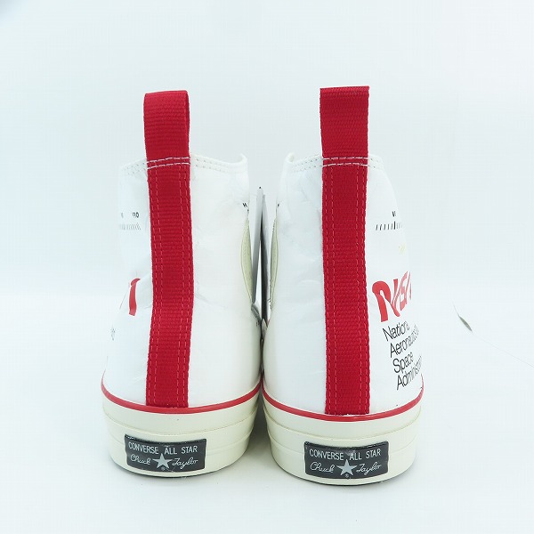 実際に弊社で買取させて頂いた【未使用】CONVERSE/コンバース ALL STAR 100 SPACESUITS HI NASA スニーカー 1CL817/27.5の画像 1枚目