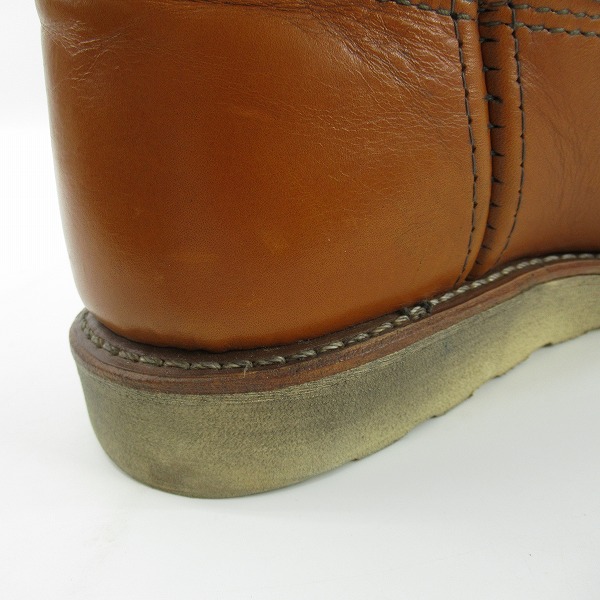 実際に弊社で買取させて頂いたRED WING/レッドウィング ペコスブーツ 復刻犬タグ 9866/7.5Eの画像 7枚目