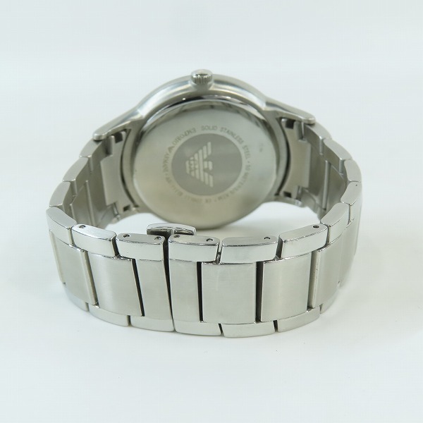 実際に弊社で買取させて頂いたEMPORIO ARMANI/エンポリオアルマーニ クォーツ  ステンレス 腕時計 AR-11118の画像 2枚目
