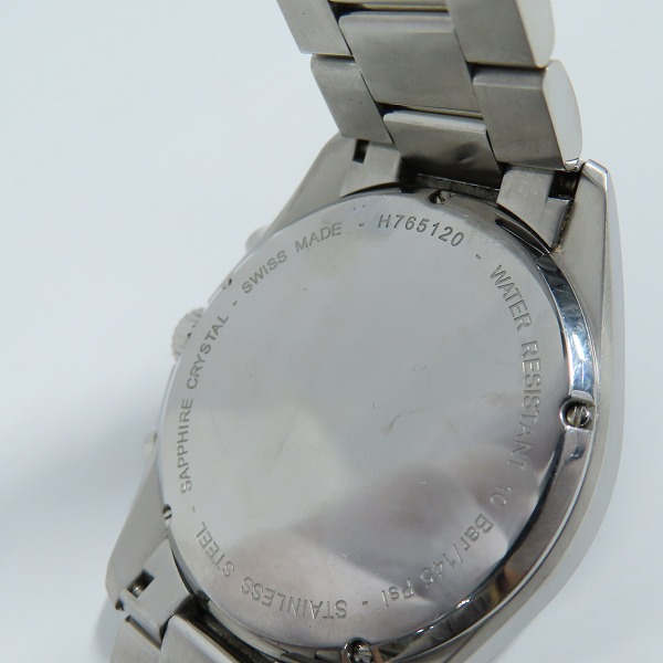 実際に弊社で買取させて頂いたHAMILTON/ハミルトン Khaki カーキ パイロット クロノグラフクォーツ H765120【動作未確認】の画像 4枚目