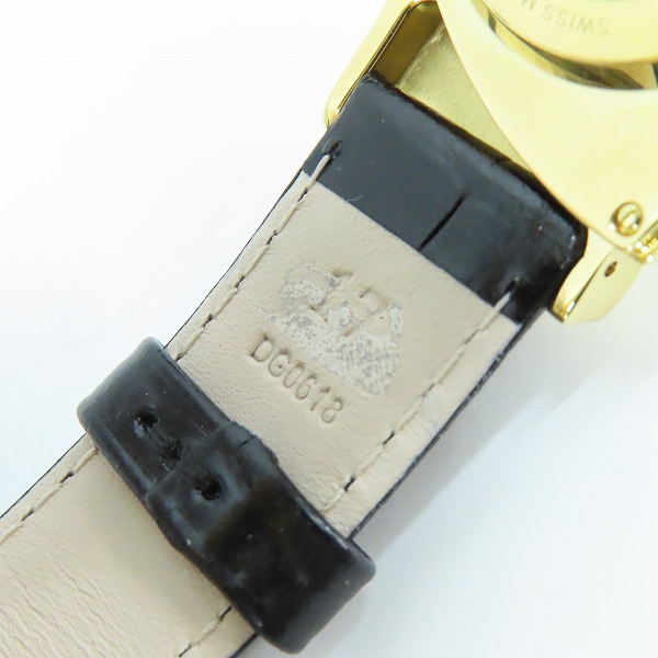 実際に弊社で買取させて頂いたHAMILTON/ハミルトン Ventura/ベンチュラ 黒文字盤 クォーツ時計/ウォッチ H24301731の画像 6枚目