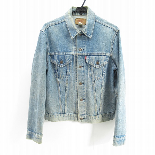 実際に弊社で買取させて頂いたLevi's/リーバイス ボタン裏刻印1/ヴィンテージ デニムジャケット/Gジャン 71205-0217/44