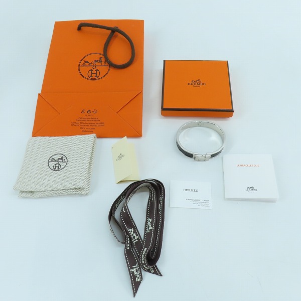 実際に弊社で買取させて頂いたHERMES/エルメス クリッククラック Hブレスレットの画像 8枚目