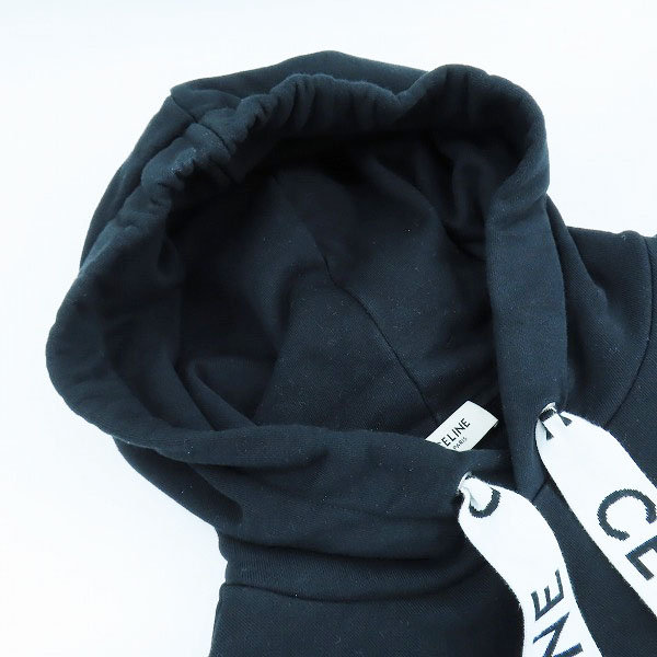 実際に弊社で買取させて頂いた【JPタグ】CELINE/セリーヌ  21AW ドローコード ルーズスウェットフーディ 2Y468670Q/Sの画像 6枚目