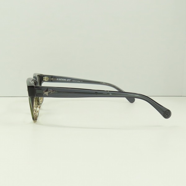 実際に弊社で買取させて頂いたA BATHING APE/アベイシングエイプ メガネフレーム/アイウェア BA13001の画像 1枚目