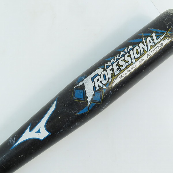 実際に弊社で買取させて頂いたMIZUNO/ミズノ NAKATA PRO 少年軟式用 金属バット 1CJMY138 76cmの画像 3枚目