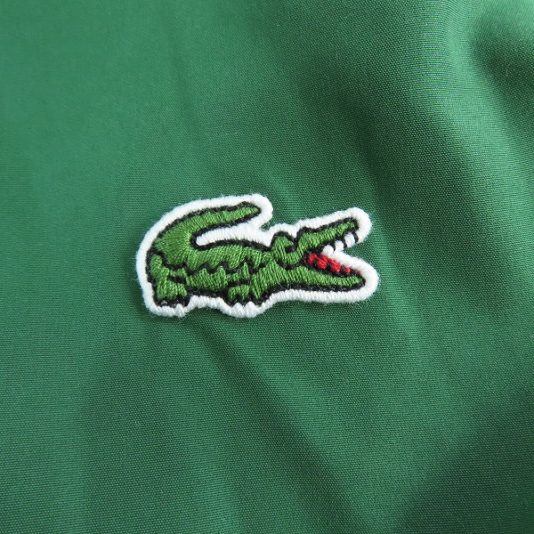 実際に弊社で買取させて頂いたLACOSTE/ラコステ 撥水タフタショートトラックジャケット BH4608/52の画像 4枚目