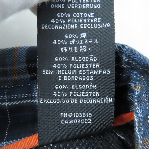 実際に弊社で買取させて頂いたHARLEY DAVIDSON/ハーレーダビッドソン 半袖シャツ チェック /Lの画像 3枚目