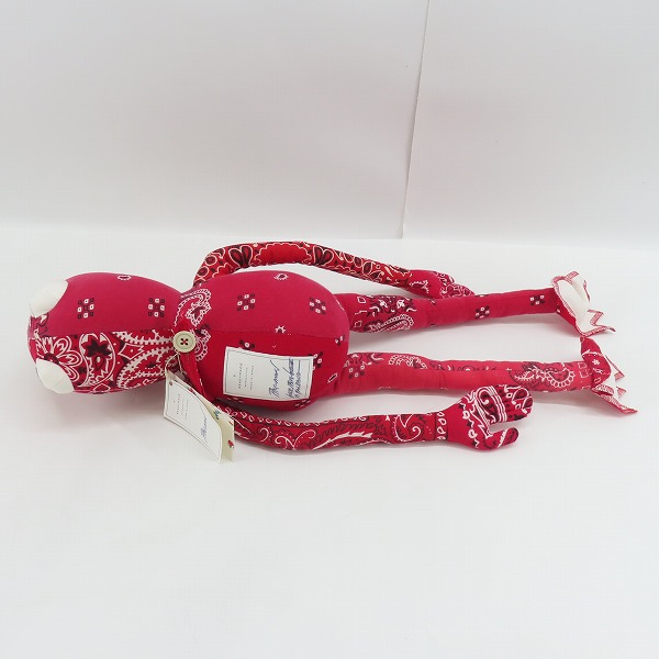 実際に弊社で買取させて頂いたREADY MADE/レディメイド BANDANA FROG MAN/バンダナ フロッグマン ぬいぐるみの画像 7枚目