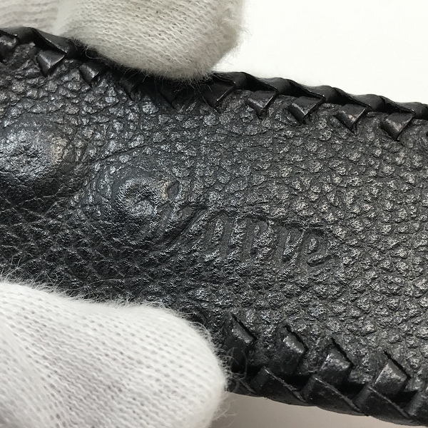 実際に弊社で買取させて頂いたBizarre/ビザール レザーブレスレット パイソン型押しの画像 7枚目