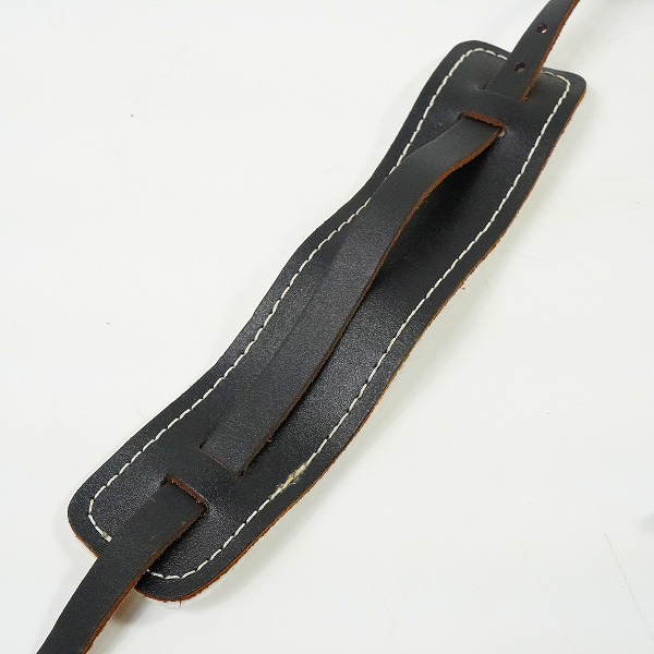 実際に弊社で買取させて頂いた【ノーブランド扱い】 MADE IN USA レザー ストラップ ギターストラップ ベースストラップ ブラックの画像 5枚目