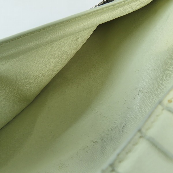 実際に弊社で買取させて頂いたRick Owens/リックオウエンス Python Leather/パイソンレザー ラウンドジップ長財布の画像 4枚目