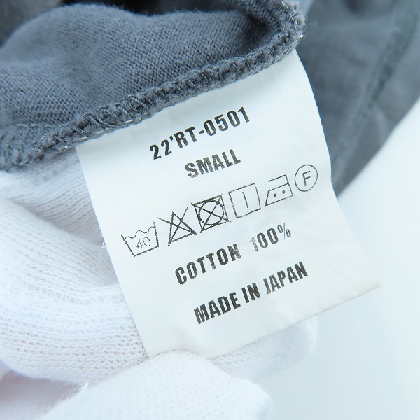実際に弊社で買取させて頂いたRATS/ラッツ CIRCLE POCKET TEE グレー 22'RT-0501 Sの画像 3枚目