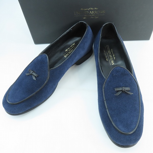 実際に弊社で買取させて頂いたUNITED ARROWS/ユナイテッドアローズ スウェードローファーシューズ/UA701/40