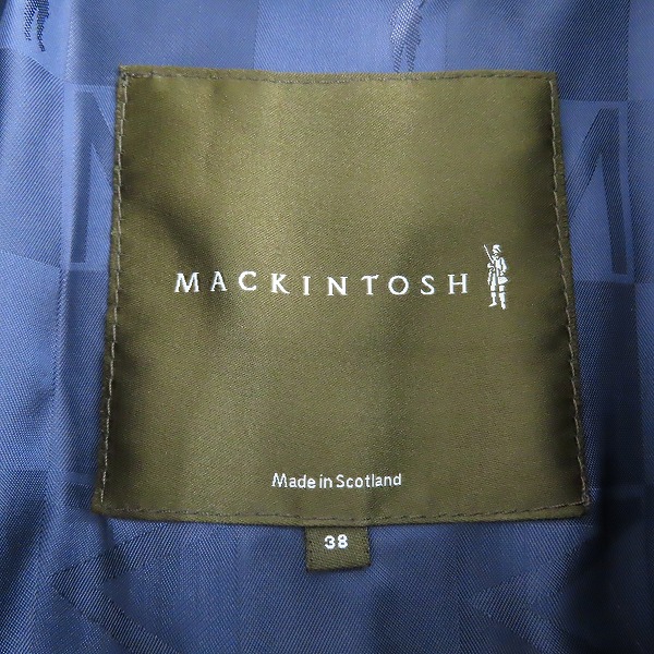 実際に弊社で買取させて頂いたMACKINTOSH/マッキントッシュ ウール ダブルコート VM-SM/RA-SM/RA /38の画像 3枚目