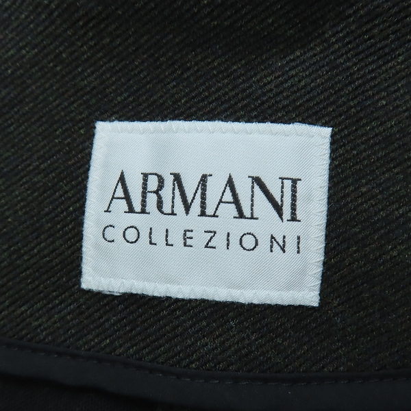 実際に弊社で買取させて頂いたARMANI COLLEZIONI/アルマーニ コレツォーニ ジップジャケット/ブルゾン 52の画像 3枚目
