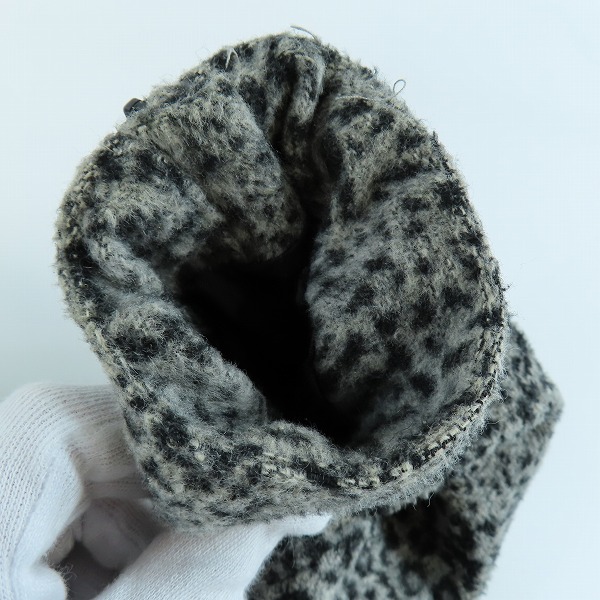 実際に弊社で買取させて頂いたRoen/ロエン×semantic design/セマンティックデザイン レオパード総柄 ライダースジャケット/Mの画像 7枚目