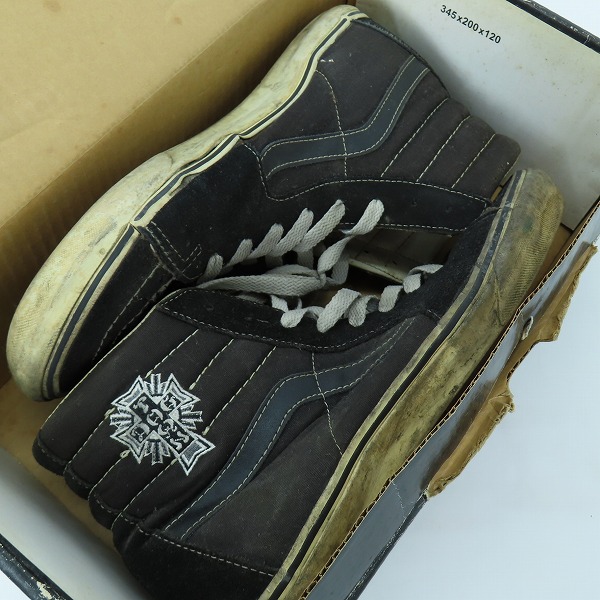 実際に弊社で買取させて頂いた【観賞用】VANS/バンズ DOGTOWN SK8-HI スニーカー 10.5の画像 7枚目