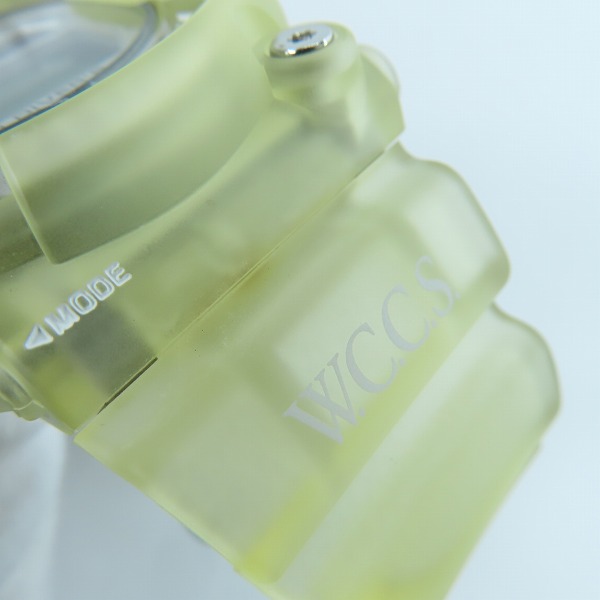 実際に弊社で買取させて頂いたG-SHOCK/Gショック W.C.C.S FROGMAN/フロッグマン ELマンタ腕時計 DW-8201WC-7T【動作未確認】の画像 5枚目