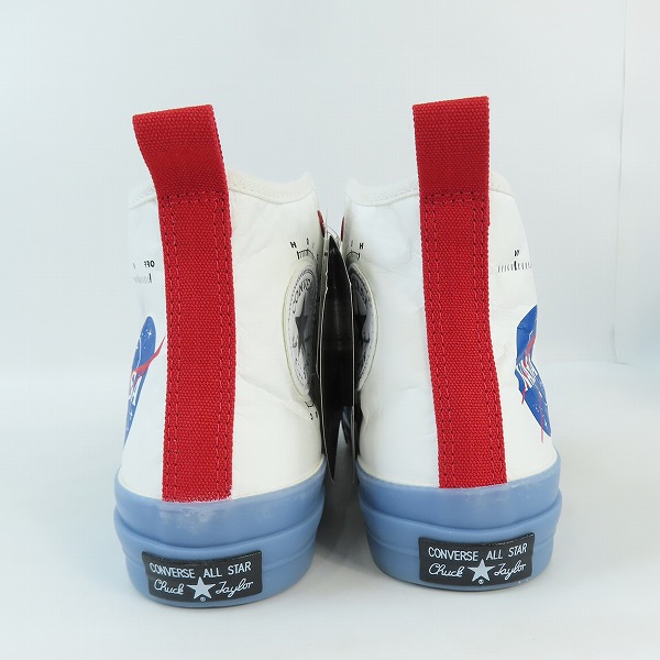 実際に弊社で買取させて頂いた【未使用】CONVERSE/コンバース ALL STAR 100 SPACESUITS HI WHITE スニーカー 1CL818/23.5の画像 1枚目