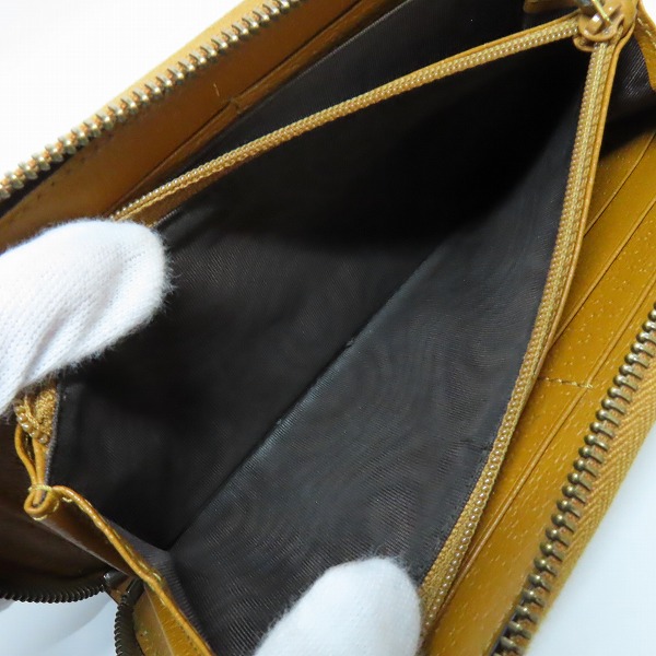 実際に弊社で買取させて頂いたGucci×Disney/グッチ×ディズニー GGスプリーム ミッキー ラウンドジップ 長財布 602532の画像 4枚目