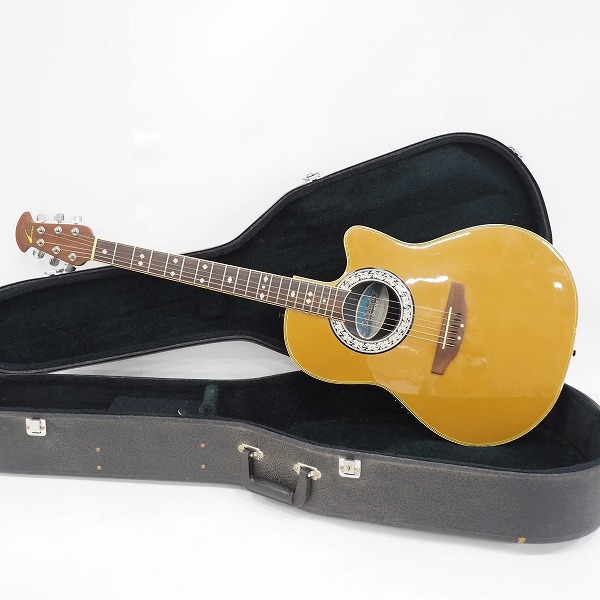 実際に弊社で買取させて頂いた★Ovation Celebrity/オベーション セレブリティ CC157 エレアコ/アコースティックギター/アコギハードケース付 