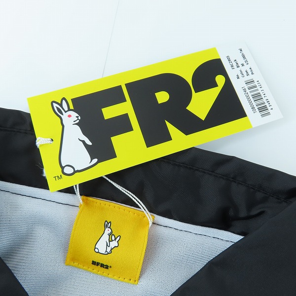 実際に弊社で買取させて頂いた(3)【未使用】FR2 × SNKRDUNK/エフアールツー × スニーカーダンク Angel Coach Jacket Black FRC2905/Mの画像 2枚目