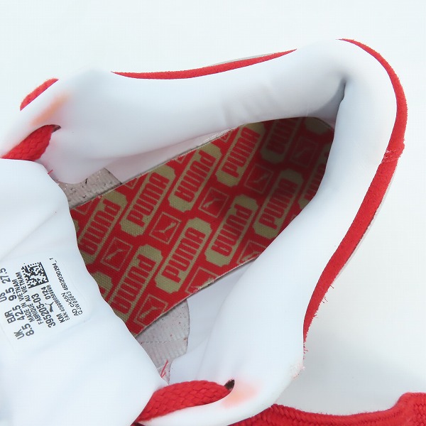 実際に弊社で買取させて頂いたPUMA/プーマ ローカットスニーカー SUEDE XL FOR ALL TIME RED/PUMA WHITE 395205-03/27.5の画像 4枚目