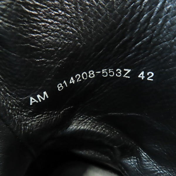 実際に弊社で買取させて頂いたNO ID./ノーアイディー サイドジップレザーブーツ/814208-553Z/42の画像 5枚目