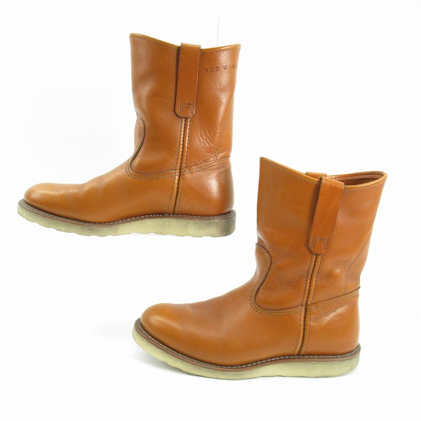 実際に弊社で買取させて頂いたRED WING/レッドウィング ペコスブーツ 復刻犬タグ 9866/7.5Eの画像 3枚目