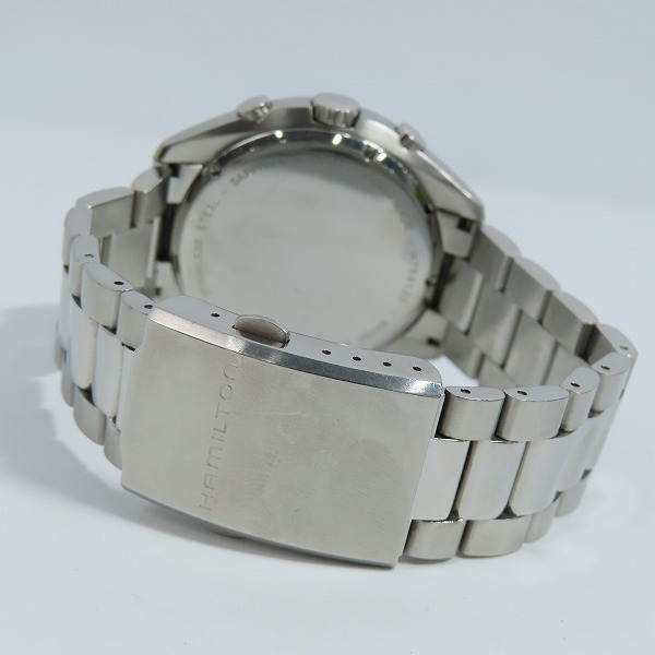 実際に弊社で買取させて頂いたHAMILTON/ハミルトン Khaki カーキ パイロット クロノグラフクォーツ H765120【動作未確認】の画像 2枚目