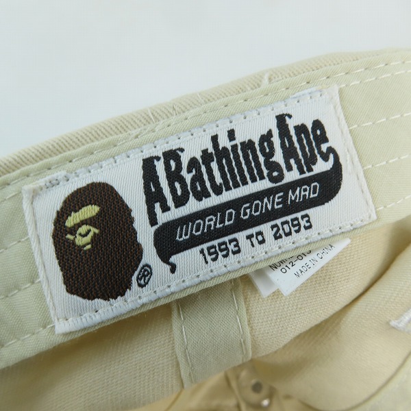 実際に弊社で買取させて頂いたA BATHING APE/アベイシングエイプ APE HEAD ONE POINT PANEL CAP キャップ Fの画像 5枚目