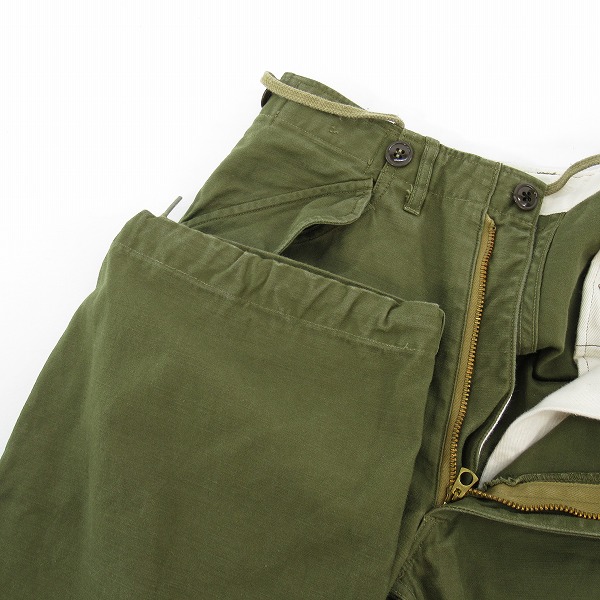 実際に弊社で買取させて頂いたBUZZ RICKSON'S/バズリクソンズ M-1951 TROUSERS SHELL FIELD/フィールドシェルトラウザーズ パンツ BR41962/Sの画像 5枚目