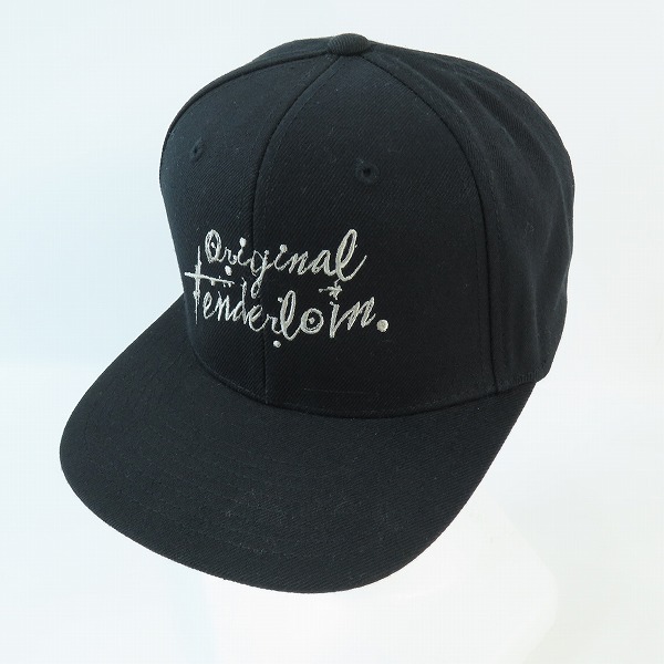 実際に弊社で買取させて頂いたTENDERLOIN/テンダーロイン 22SS ロゴ 刺繍 スナップバック ベースボール ブラック キャップ
