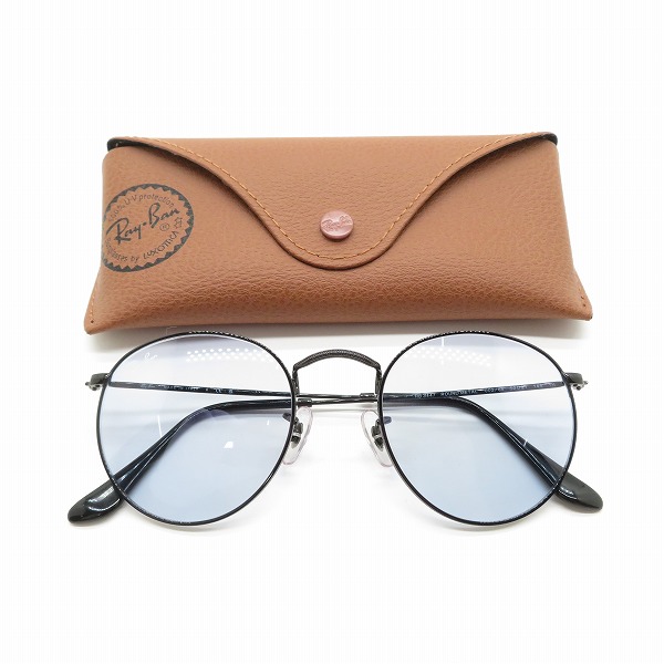 実際に弊社で買取させて頂いたRay-Ban/レイバン ROUND METAL/ラウンドメタル サングラス RB3447 002/64の画像 9枚目