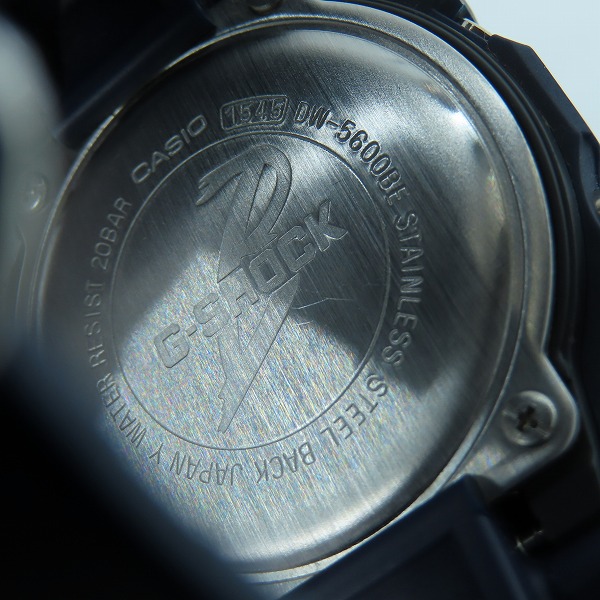 実際に弊社で買取させて頂いたG-SHOCK×BEAMS/Gショック×ビームス コラボモデル 腕時計 ネイビー DW-5600BE【動作未確認】の画像 5枚目