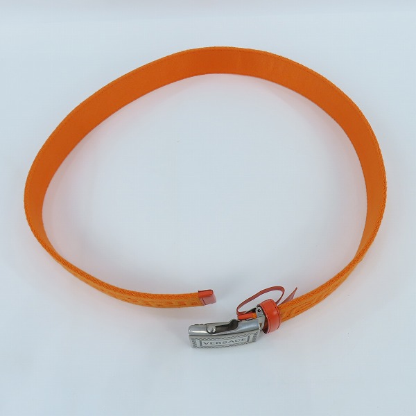 実際に弊社で買取させて頂いたGIANNI VERSACE/ヴェルサーチ バックル付きベルト ブラック 95/38の画像 8枚目