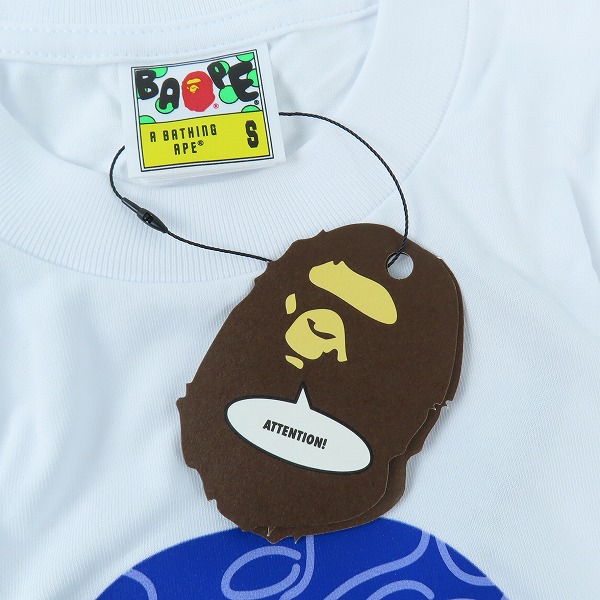 実際に弊社で買取させて頂いた【未使用】A BATHING APE/アベイジングエイプ LINE CAMO APE HEAD RELAXED FIT TEE/Sの画像 4枚目