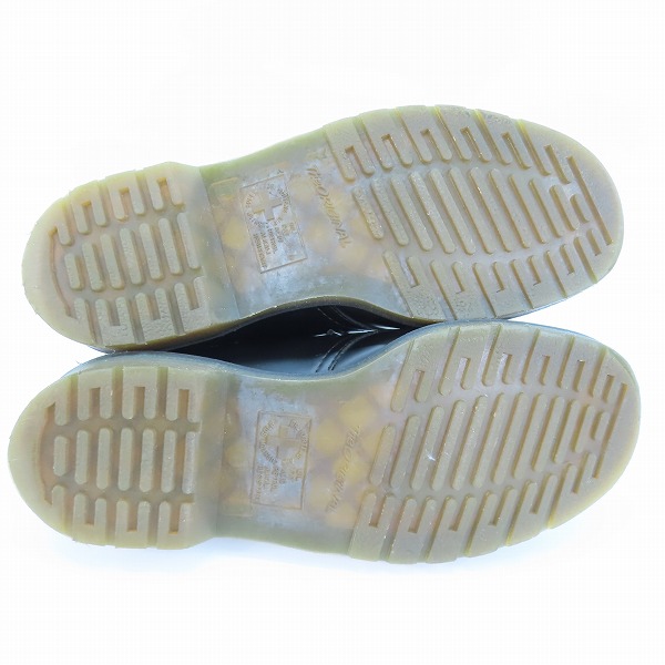 実際に弊社で買取させて頂いたDr.Martens/ドクターマーチン SMOOTH/スムースレザー 3EYE SHOE/3ホールブーツ/シューズ ブラック 146159/UK7の画像 2枚目