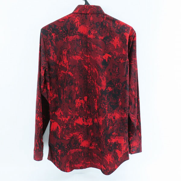 実際に弊社で買取させて頂いた【JPタグ】DIOR/ディオール 総柄ボタンフライコットンドレスシャツ 763C544A3996/37の画像 1枚目
